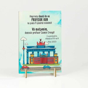 felicitare cadou profesor germana