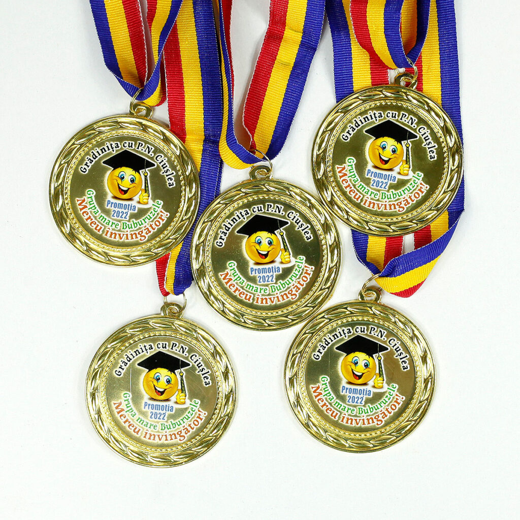 medalie metalica absolvire clasa fetelor zambitoare
