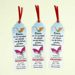 semn de carte cadou personalizat elevi clasa 1