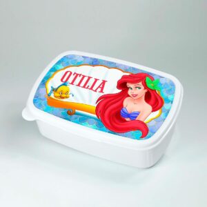 Caserola personalizata cu personaj şi nume pentru sandwich - Mica Sirena