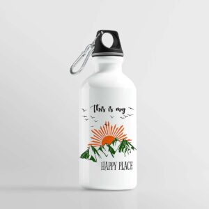 Bidon apa personalizat Happy place