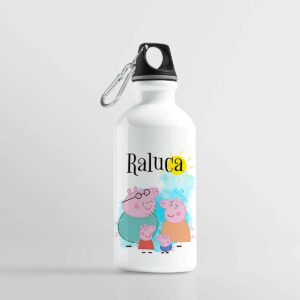 Bidon apa personalizat cu nume si personaj
