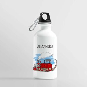 Bidon apa personalizat cu nume si personaj