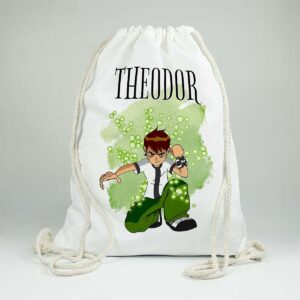Cadou Saculet personalizat cu nume şi personaj Ben10