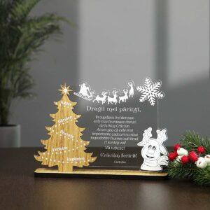 Cadou/Trofeu personalizat pentru parinti