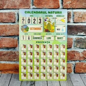 Calendarul Naturii cu prezenta Clasa Fluturasilor