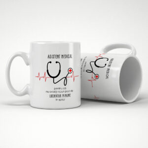 Cana personalizata - Asistent medical