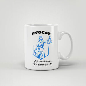 Cana personalizata - Avocat