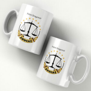 Cana personalizata cu nume - Avocat