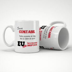 Cana personalizata contabil