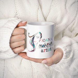 Cana personalizata cu nume - Make-up artist