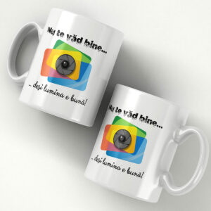 Cana alba personalizata - Fotograf
