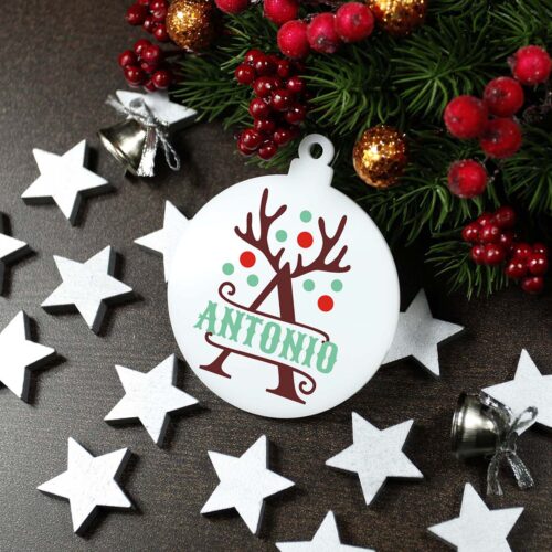 glob personalizat din plexiglas nume baiat