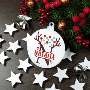Glob din plexiglas personalizat cu nume