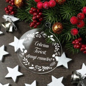 Glob Plexiglas Personalizat pentru Cumetri