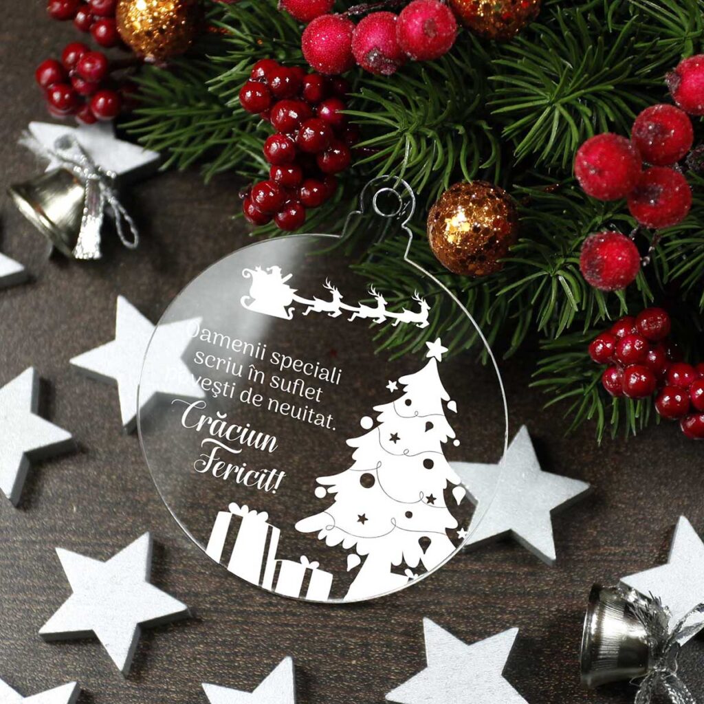 Glob Personalizat din Plexiglas - Cadoul Perfect pentru Oamenii Speciali