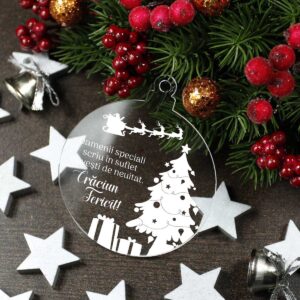 Glob Personalizat din Plexiglas - Cadoul Perfect pentru Oamenii Speciali