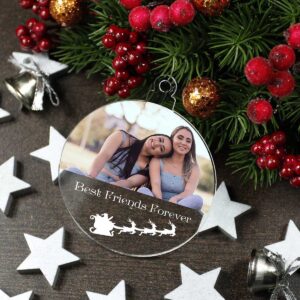 Cadou Craciun - Glob plexiglas personalizat cu poza si mesaj BBF