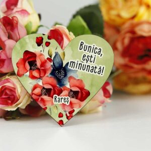 Martisor cu magnet pentru bunica