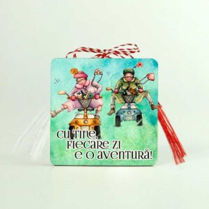 Martisor magnetic cu mesaj prietene
