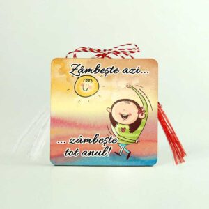 Magnet cu mesaj - martisor Zambeste