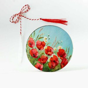 Martisor cu flori de maci
