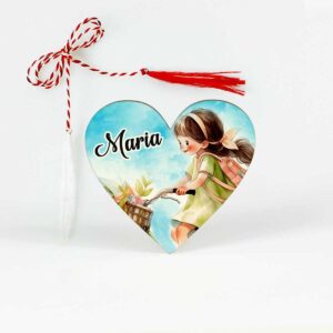 Brosa cu nume - martisor personalizat fetite