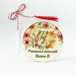 Martisor personalizat profesoara desen