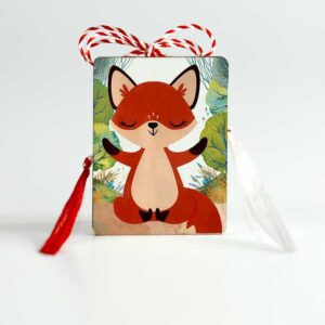 Martisor brosa cu vulpe
