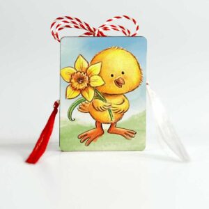 Martisor lemn clasa puisorilor