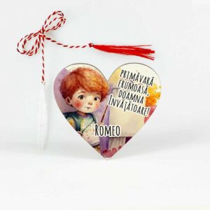 Martisor educatoare / invatatoare - baiat