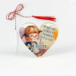 Martisor educatoare / invatatoare - fetita