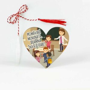 Martisor personalizat invatatoare