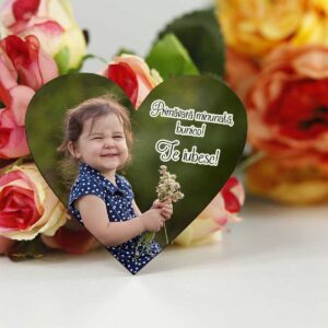 Martisor magnetic cu poza si mesaj bunica