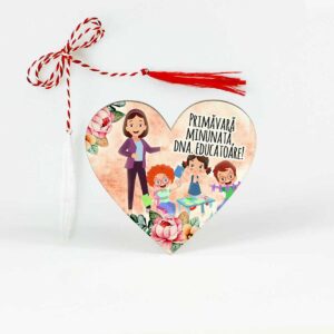 Martisor personalizat educatoare