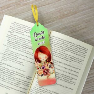 Semn de carte personalizat cu mesaj - profesori