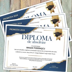 Diploma absolvire liceu - model 180