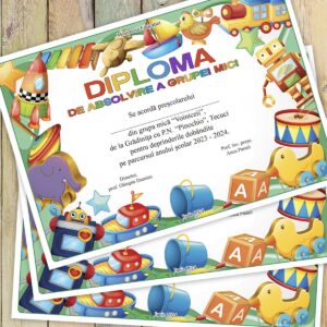 Diploma prescolari - model 197