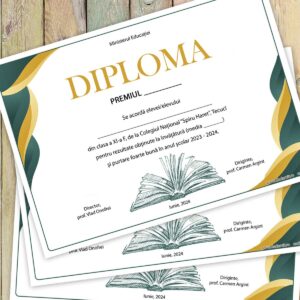 Diploma scolara - model 202
