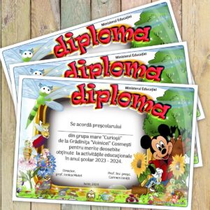 Diploma personalizata - model 020