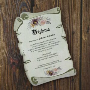 Diploma personalizata profesori - cadou absolvire