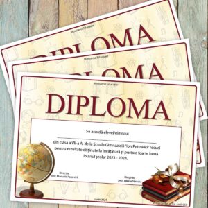 Diploma scolara - model 055