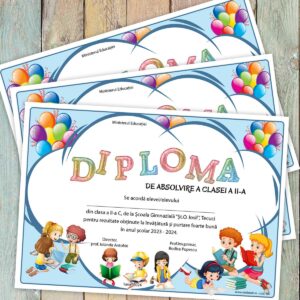 Diploma scolara - model 167