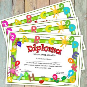 Diploma scolara - model 177