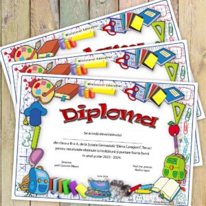 Diploma scolara - model 175