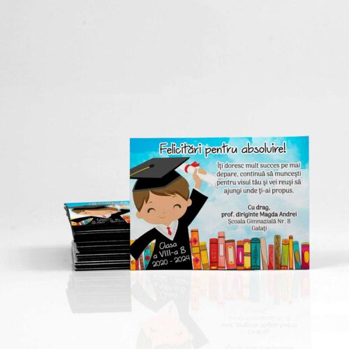 magnet pesonalizat absolvire cadou elevi clasa 8