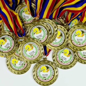 Medalie personalizata cu mascota - clasa Tweety