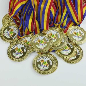 Medalie personalizata cu mascota - clasa licuricilor