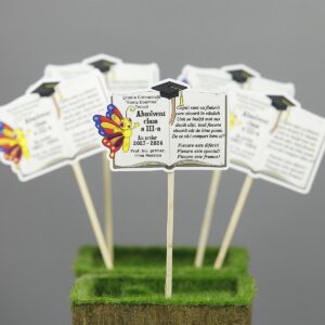 Semn de carte - topper cu mascota - clasa fluturasilor