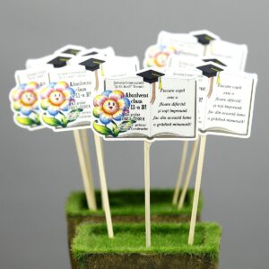 Semn de carte - topper cu mascota - clasa florilor
